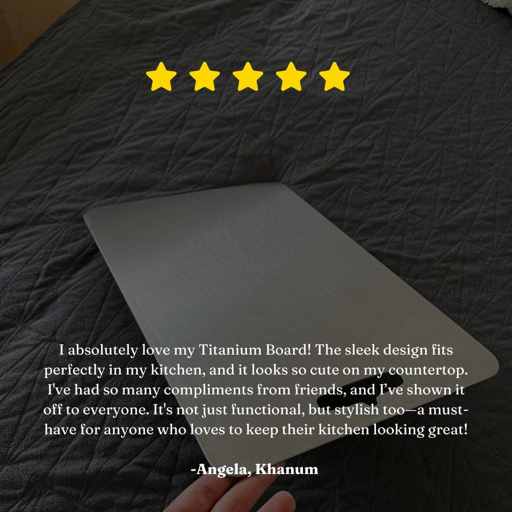 TheTitanBoard™ - Titanium Cutting Board