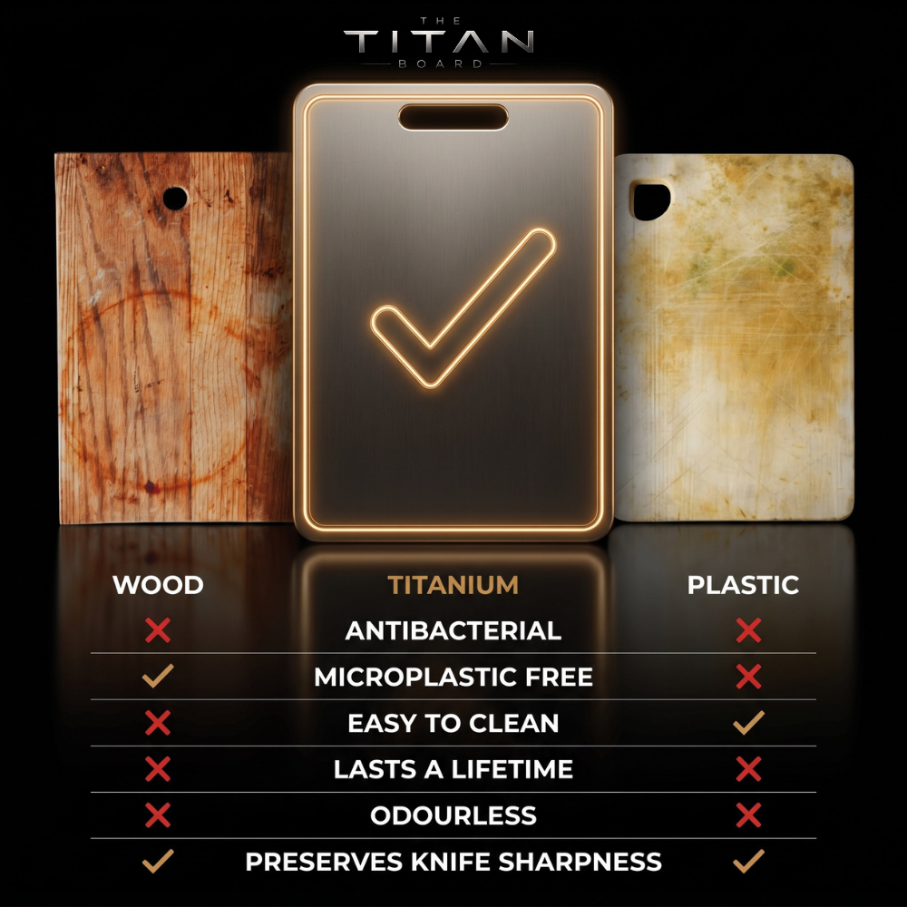 TheTitanBoard™ - Titanium Cutting Board