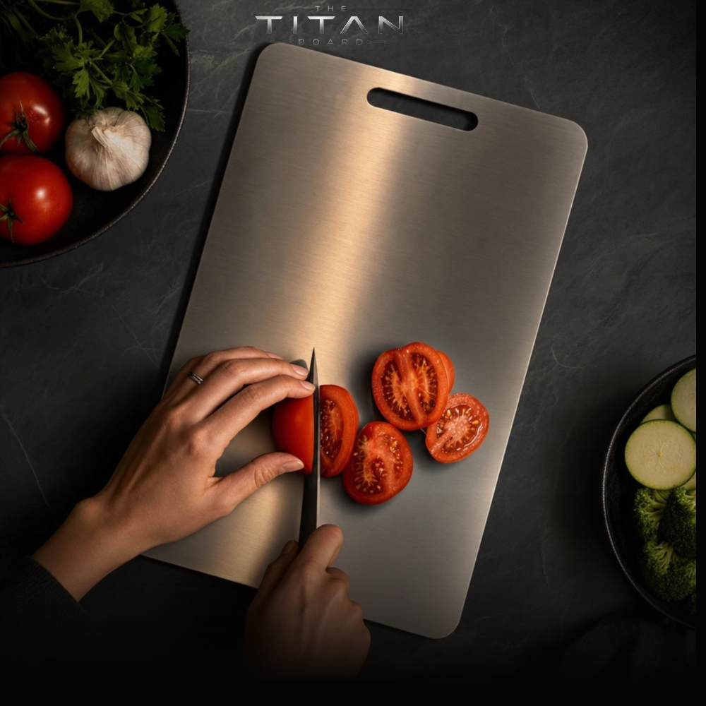 TheTitanBoard™ - Titanium Cutting Board