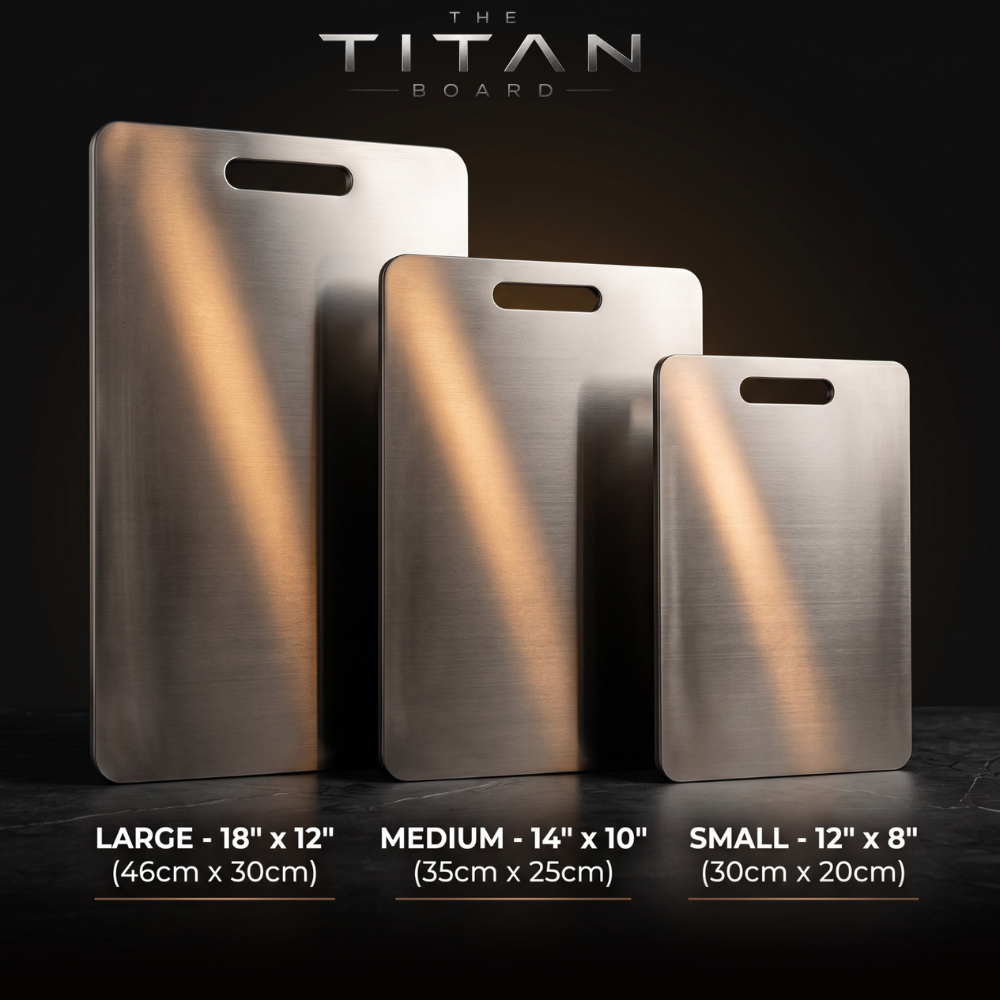 TheTitanBoard™ - Titanium Cutting Board