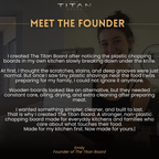 TheTitanBoard™ - Titanium Cutting Board